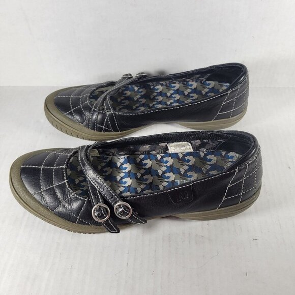 Merrell Zodiac Black Mary Jane Women’s Leather Casual Walking Flats  Size 7 - Picture 5 of 8